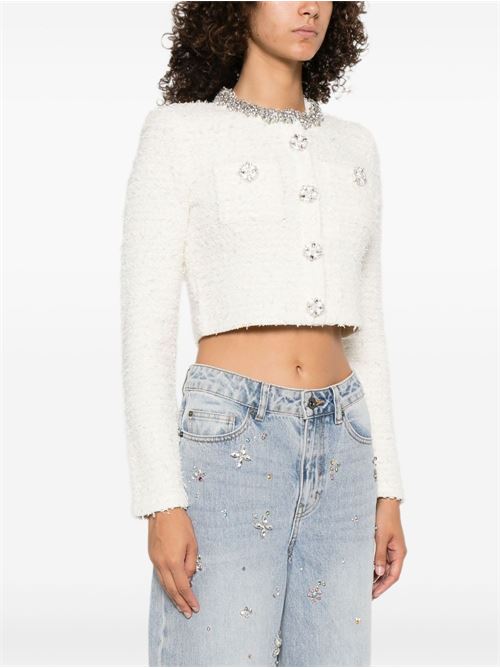 Cardigan con decorazione SELF PORTRAIT | AW25028JCREAM